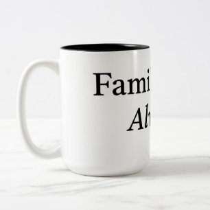 Family First Always Mug   Minimal Family Quote Cof