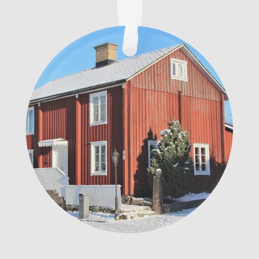 Family First Christmas Housewarming New Home Ornament (achterkant)