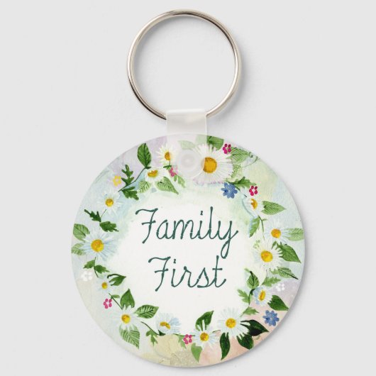 Family First Sleutelhanger (Voorkant)