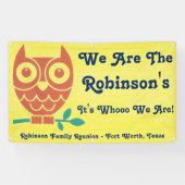 Family Friendly Owl Banner (Horizontaal)