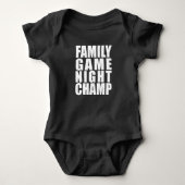 Family Game Night Champ Romper (Voorkant)