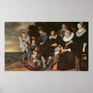 Family Group in a Landscape, c.1647-50 Poster