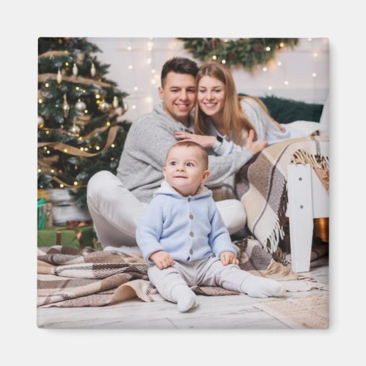 Family Holiday Christmas Stocking Stuffer Magnet (Devant)