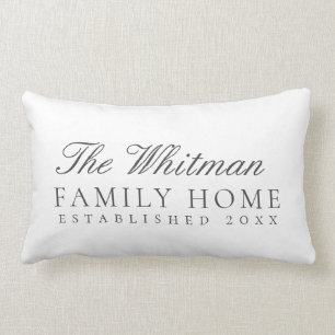 Family Home White Kussen