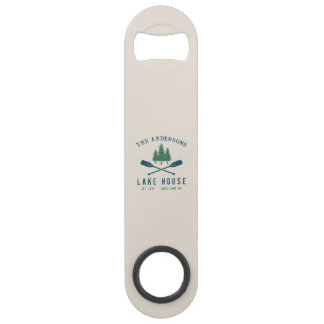 Family Lake House Bateau Russe moderne Oar Pine Tr