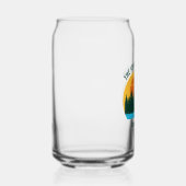 Family Lake House Sunset gepersonaliseerd Blikvorm Glas (Rechts)