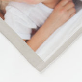 Family Love 10 Photo Collage Taupe Fleece Deken (Hoek)