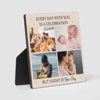 Family Love – 4 Photo Son & Daughter Day Plaque