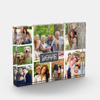 Family Love Custom Photo Collage Modern  Fotoblokken