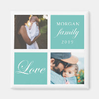 Family Love | Gepersonaliseerd fotomagneet