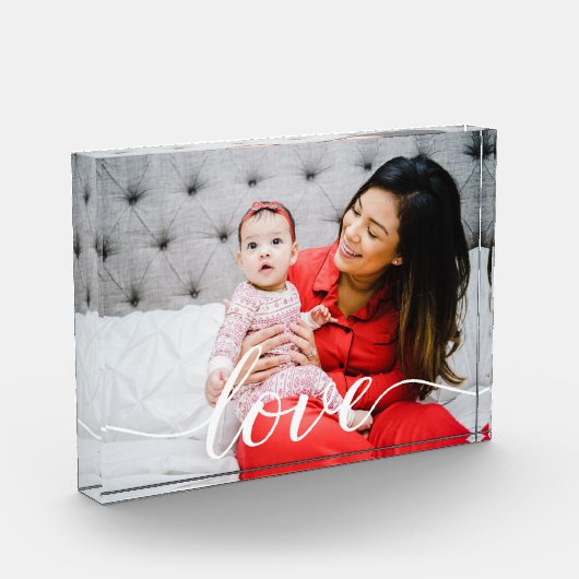 Family Love Script Persoonlijke foto (Links)