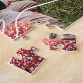 Family Love Script Persoonlijke foto Legpuzzel (Zijkant)