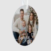 Family Love Script Photo Nom du coeur Couleur pers (devant)