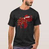 Family Matching Buffalo Pset Elephant Kerstmis P T-shirt (Voorkant)