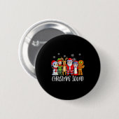 Family Matching Christmas Squad Santa Reindeer Elf Ronde Button 5,7 Cm (Voorkant /achterkant)