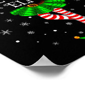 Family Matching Women Girls Coffee Drinking Elf Ch Poster (Hoek)