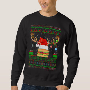 Family Matching Xmas Lighting Santa Ugly Sandwich Trui