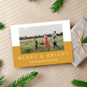 Family Merry Holiday - kerstfotokaart Feestdagenkaart