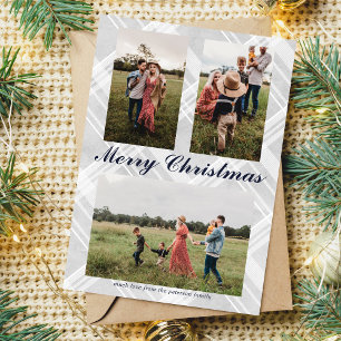 Family Merry Holiday - kerstfotokaart Feestdagenkaart