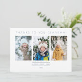 Family Minimalist 3 Photos Collage Keepsake (Staand voorkant)