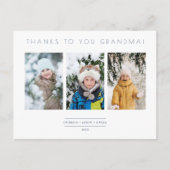 Family Minimalist 3 Photos Collage Keepsake Briefkaart (Voorkant)