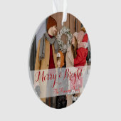 Family Minimalist Christmas Photo (devant)