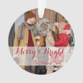 Family Minimalist Christmas Photo (devant)