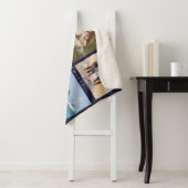 Family Name 5 Photo Collage Red Plaid Modern (En situation)