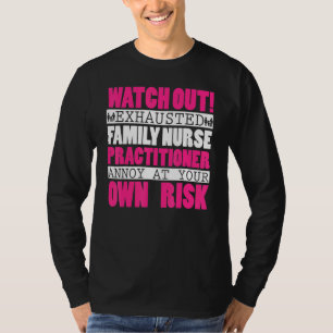 Family Nurse Practitioner Apparel Cute Fnp Design T-shirt