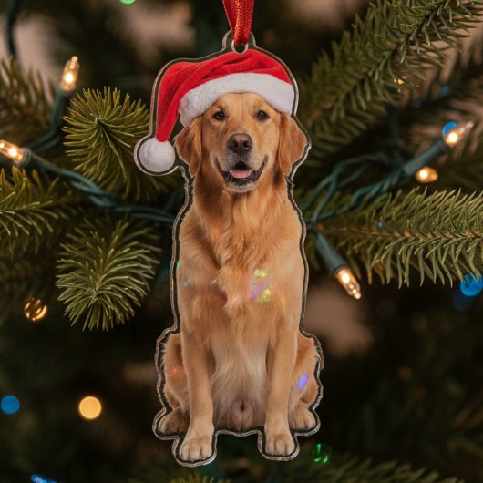 Family Pet Dog Cut Out Christmas Tree Ornament Fotobeeldje Ornament
