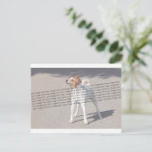 Family Pet Foto Briefkaart (Staand voorkant)