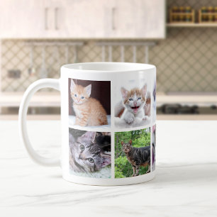Family Pet Photo Collage Koffiemok