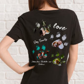 Family Pet Selfie Modèle photo T-shirt Basic