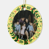 Family Photo Ceramic Ornament (Links)