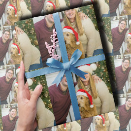 Family Photo Christmas Cadeaupapier