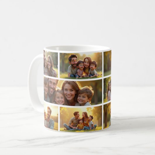 Family Photo Coffee Mug  (Devant gauche)