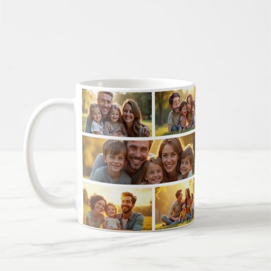 Family Photo Coffee Mug (Gauche)