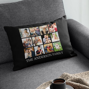Family Photo Collage - Kies uw kleur Accent Kussen