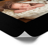 Family Photo Collage - Kies uw kleur Poster (Hoek)