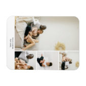 Family Photo Collage Template Magneet (Horizontaal)