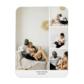 Family Photo Collage Template Magneet (Verticaal)