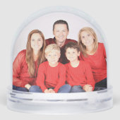 FAMILY PHOTO CUSTOM SNOW GLOBE SNEEUWBOL (Achterkant)