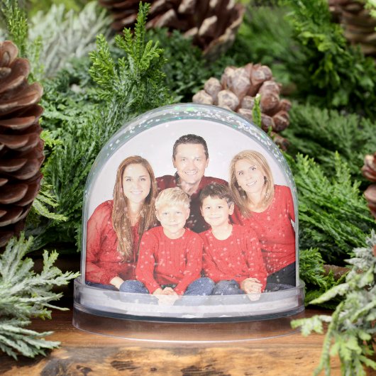 FAMILY PHOTO CUSTOM SNOW GLOBE SNEEUWBOL (Winter)