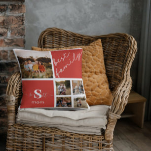 Family Photo & Family Quote Pillow Kussen