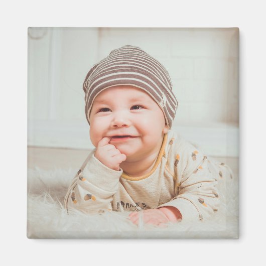 Family Photo Magnet Custom Photo Magnet (Devant)