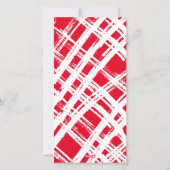 FAMILY PHOTO merry everything ribbon red Feestdagenkaart (Achterkant)