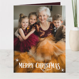 Family Photo Merry kerst Kaart