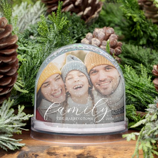 Family Photo Snow Globe Sneeuwbol (Winter)