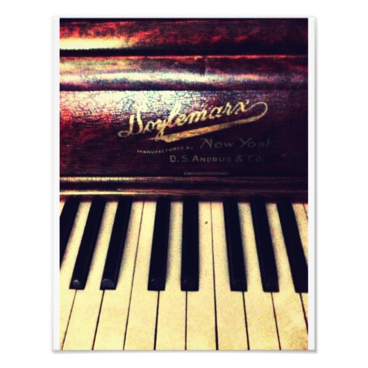 Family Piano Foto Afdruk (Voorkant)