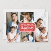 Family Portrait Holiday 4 Carte photo (Devant)